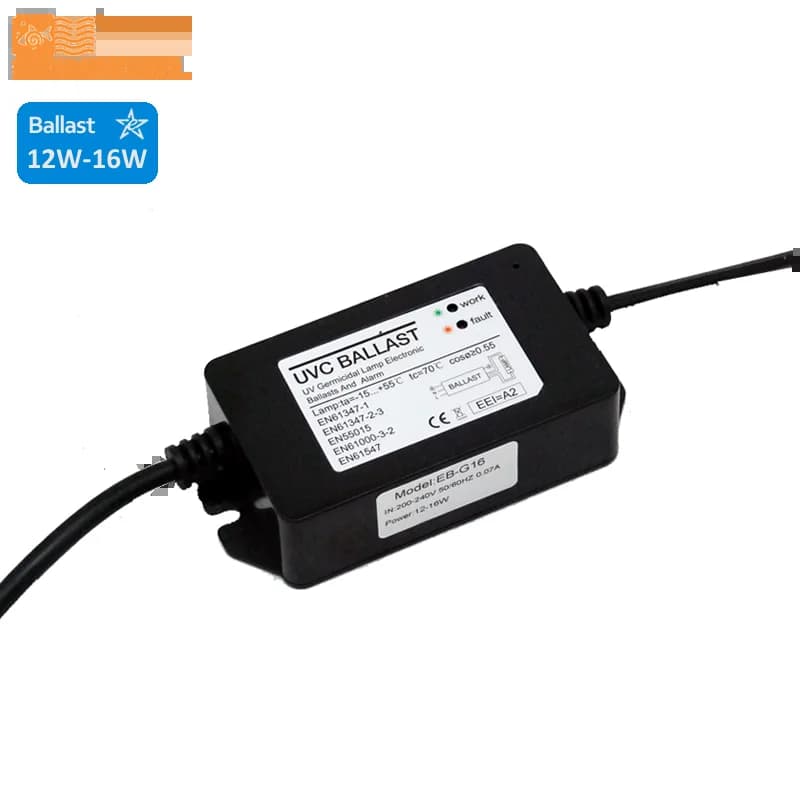 Ballast de lampe UV Coronwater 12W à 16W pour filtre à eau domestique EB-G16