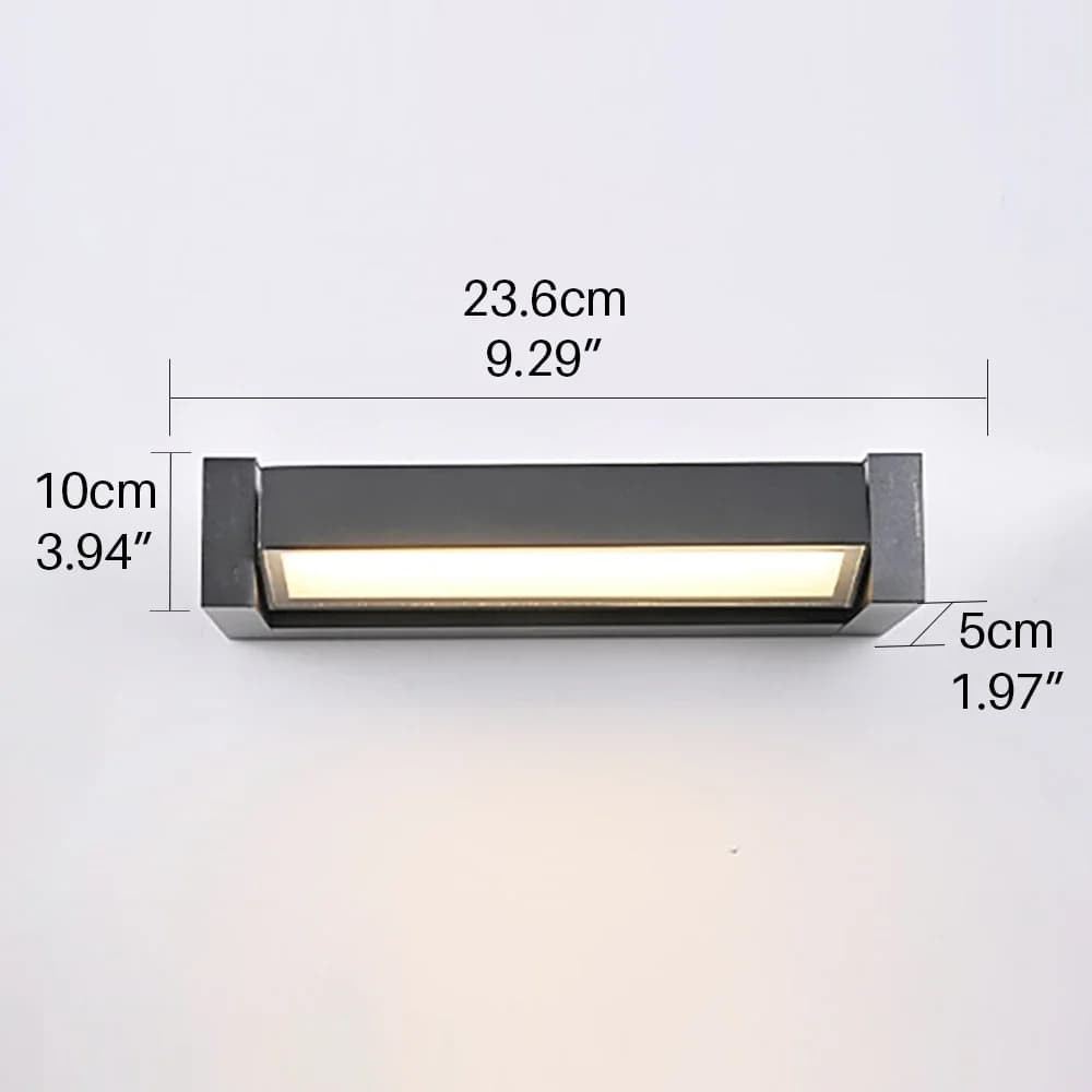 Applique murale LED étanche pour porche extérieur, appliques murales extérieures, lampe pour la déco