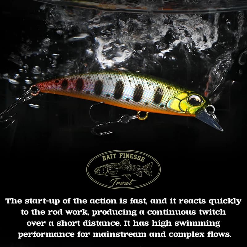 TSURINOYA 60S leurre de pêche méné coulant DW67 60mm 6.1g appât dur artificiel brochet bar truite Je