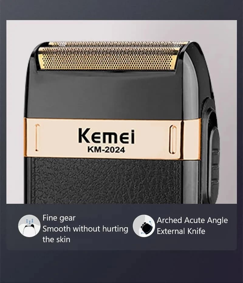 Kemei 2024 lame de rasoir tête de rasoir pour hommes rasoir électrique KM-2024 lame de rasoir maille