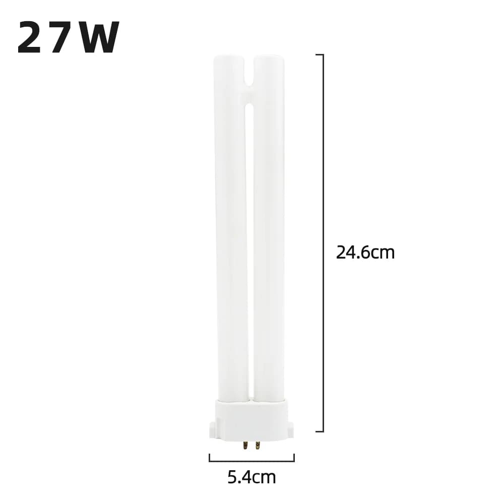 Tubes de lampe de bureau à quatre aiguilles, 220V, 13W 18W 27W, ampoule carrée à quatre broches, pro
