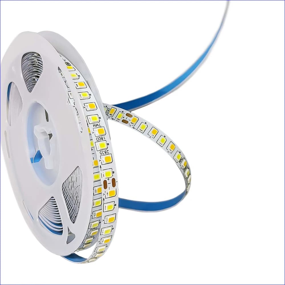 Bande Lumineuse LED à Courant Constant, 2 Johonneur à Souder, 5 Mètres, 2835-7mm-180D 5B9CX2 2835, 1