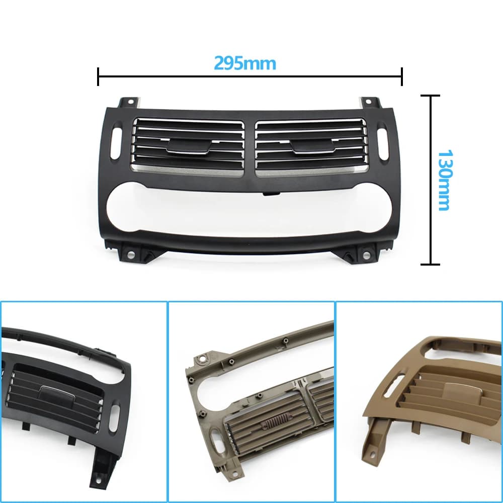 Panneau de couverture de calandre avant pour Mercedes Benz Classe E W211, climatisation, AC, E200, E