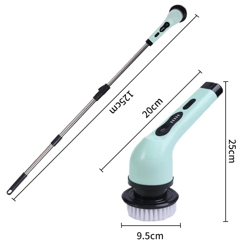 Brosse de nettoyage électrique 9 en 1, épurateur de nettoyage à rotation électrique, outils de netto