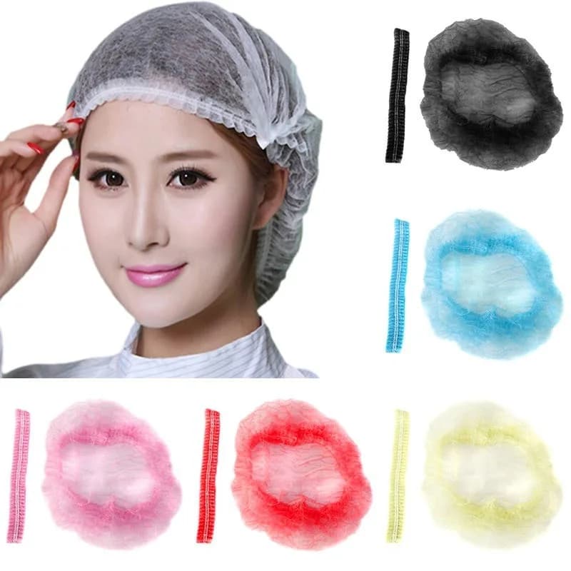 Couvre-tête en poil de poulet, filet bouffant, anti-poussière, bonnets respirants, douche, chapeaux 