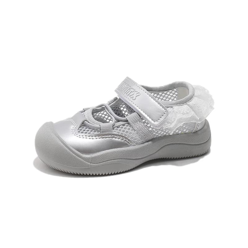 Chaussures de princesse pour filles, baskets en dentelle, chaussures Mary Jane à semelle souple pour