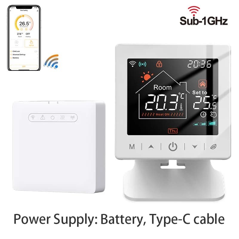 Tuya – Thermostat WiFi intelligent, chauffage de chaudière à eau/gaz, contrôleur de température sans