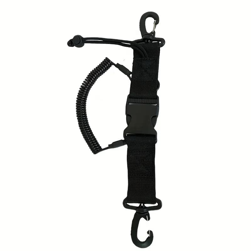 Cordon anti-perte pour caméra de plongée, corde à ressort anti-chute pour équipement de plongée, cor
