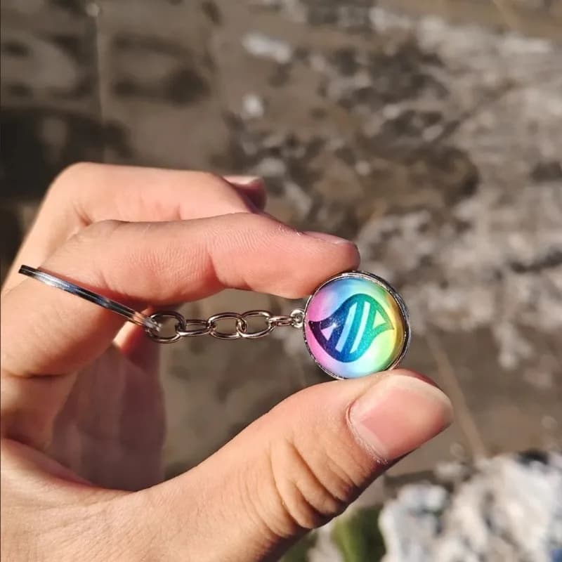 Porte-clés Pokémon Mega Evolution Stone, périphérique de dessin animé mignon, ornement de modélisati