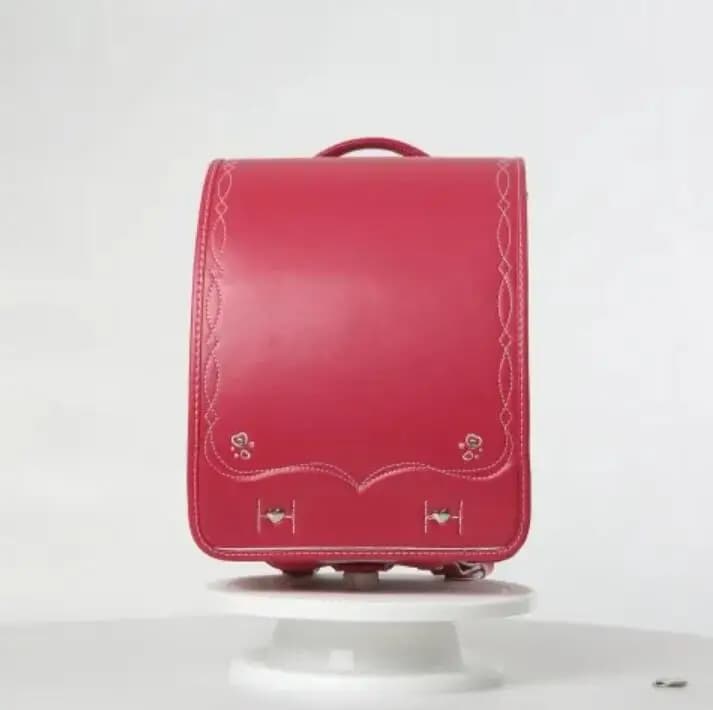 Sac à dos d'école de style japonais pour filles, cartable automatique, broderie, sac à livres en PU,
