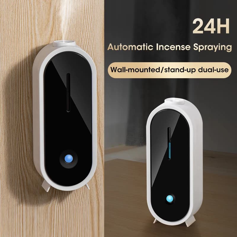 Pulvérisateur de parfum automatique USB, lumière ambiante, Machine d'aromathérapie murale, huile ess