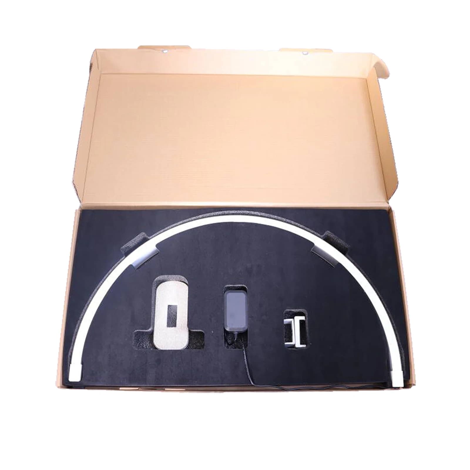 Fusitu 45W arc Table lampe à ongles diamant blanc LED demi-lune en forme de lumière kit de soins des