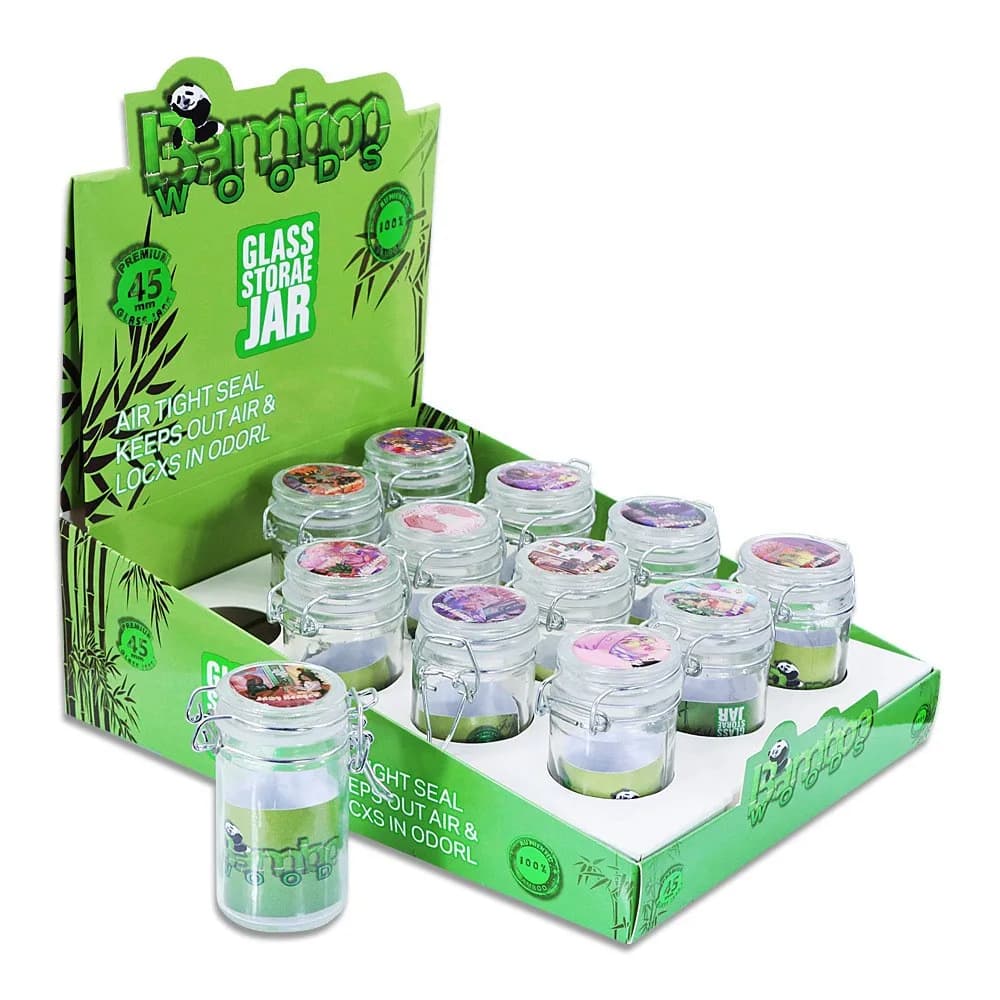 Pot hermétique pour tabac Laguna UP avec couvercle de serrage, récipient pour herbes, bouteille de s