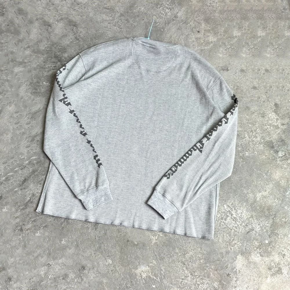 Yao mode Vintage ample Streetwear HipHop sanskrit Logo imprimé t-shirt de haute qualité à manches lo