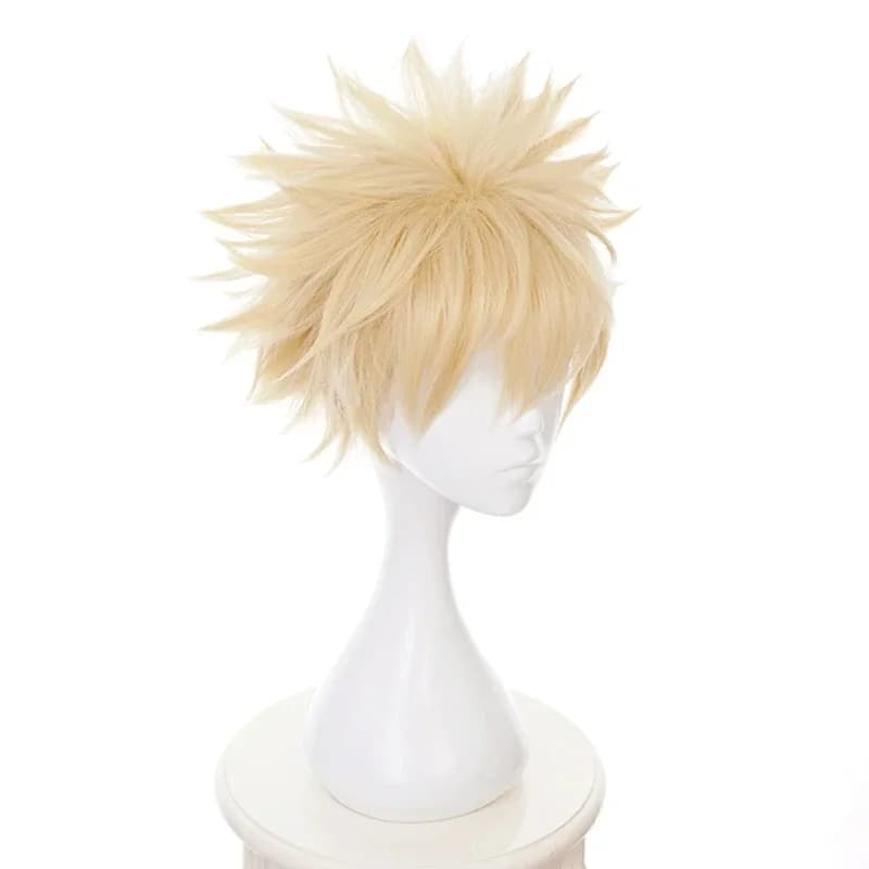 Perruque synthétique My Hero Academia Midoriya Izuku Bakugou Katsuki Bakugo, perruque courte pour Co