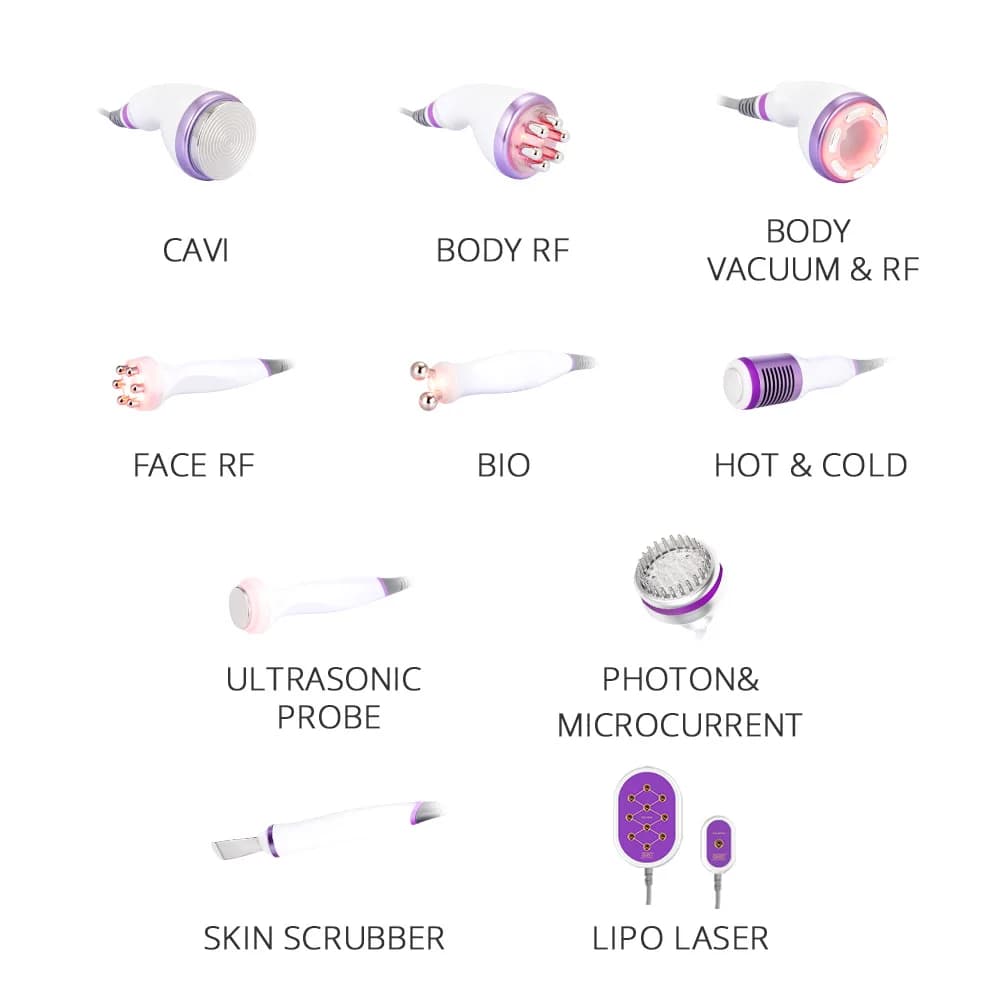 Aristorm 10 in1 machines de beauté nouvelle Cavitation 2.5 40K vide RF graisse corporelle minceur pe