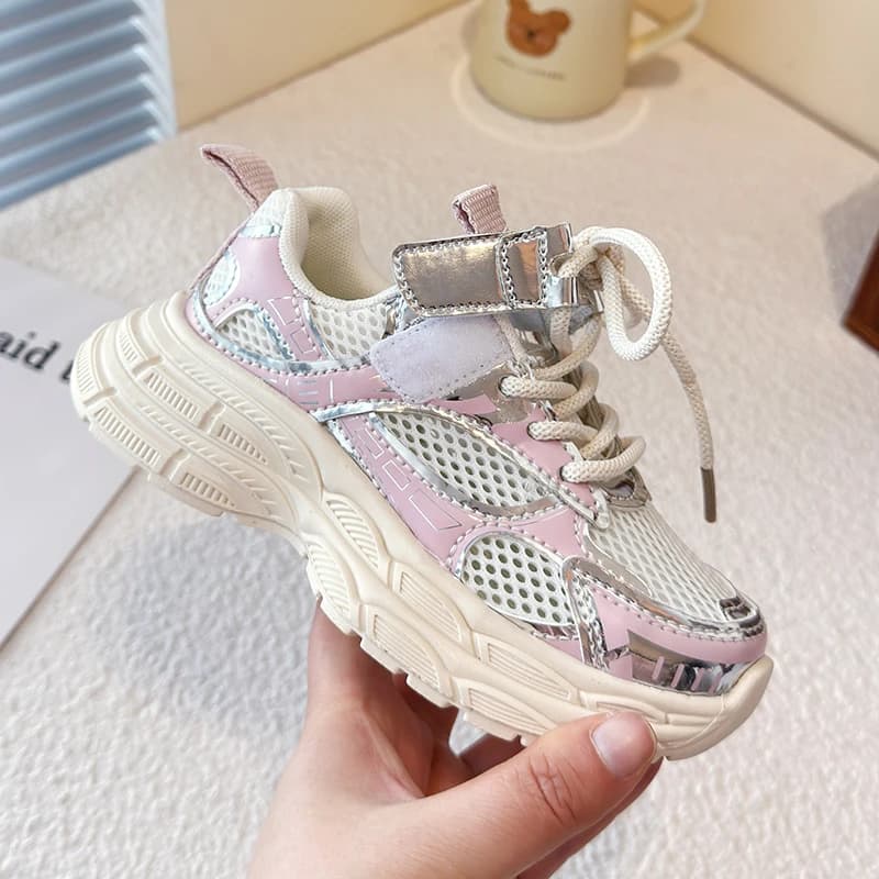 Baskets pour enfants printemps-été 2026, nouvelles chaussures de sport à semelle souple, antidérapan
