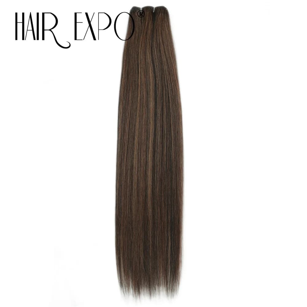 Mèches synthétiques lisses Bio 26 pouces, Extensions capillaires naturelles douces et résistantes à 