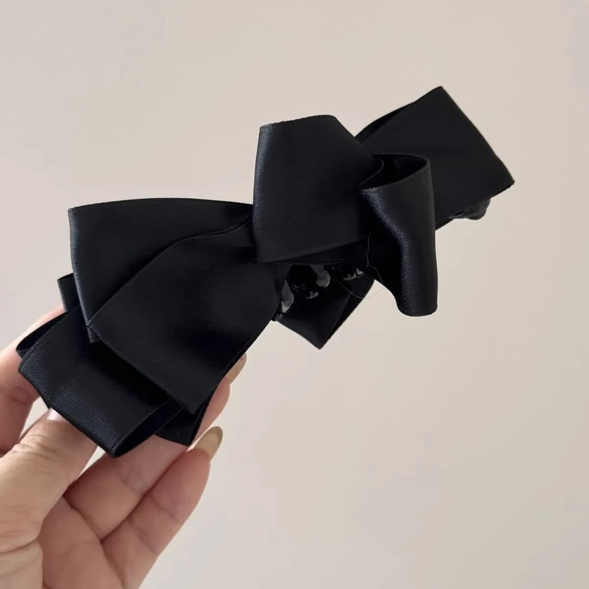 Lystrfac nouveau nœud Hairgrps cheveux griffe arc pinces à cheveux pour femmes filles arrière tête é