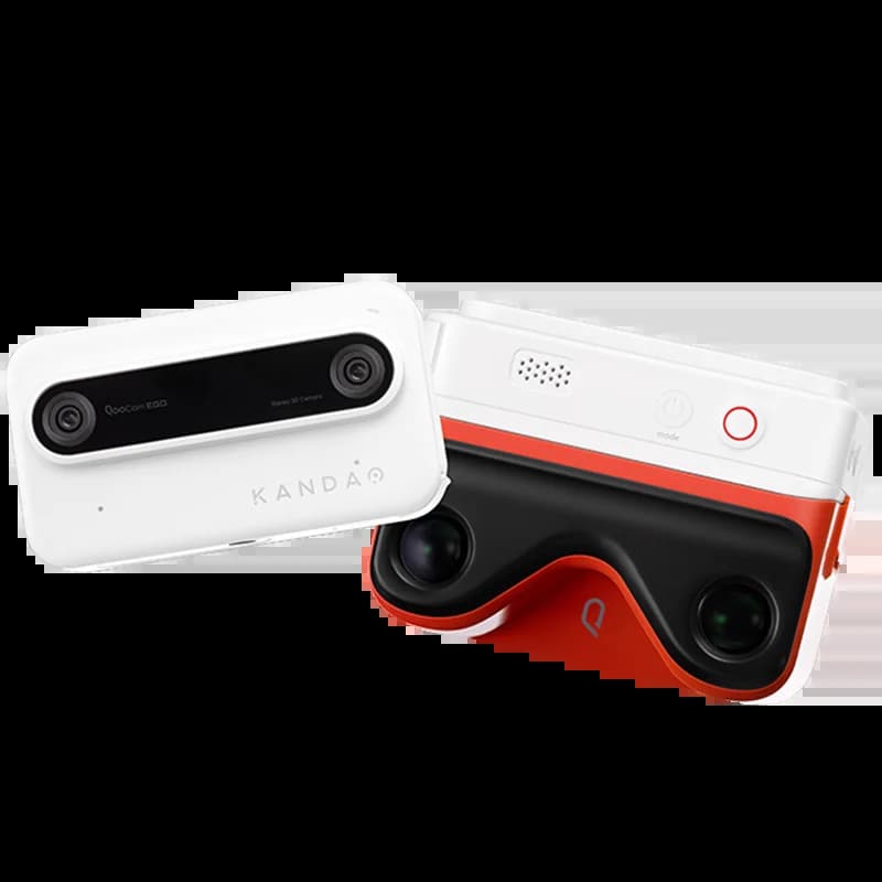 Kandao-Caméra stéréo 3D QooCam EGO, caméra 4K 60FPS VR, étanche, caméra antichoc à six axes avec écr