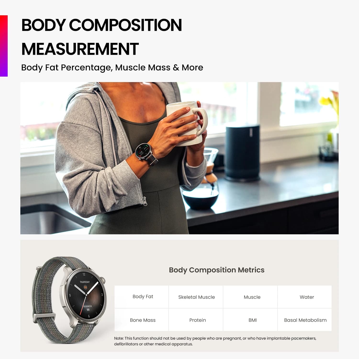 Amazfit Balance 46mm montre intelligente entraîneur de sommeil double bande GPS 150 + Modes de sport