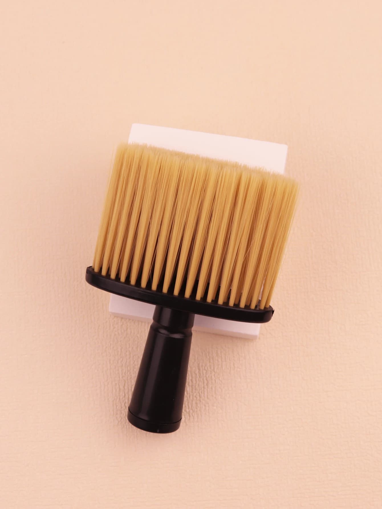 1 brosse à cheveux pour le cou, brosse noire de nettoyage doux pour le visage, adaptée aux coiffeurs