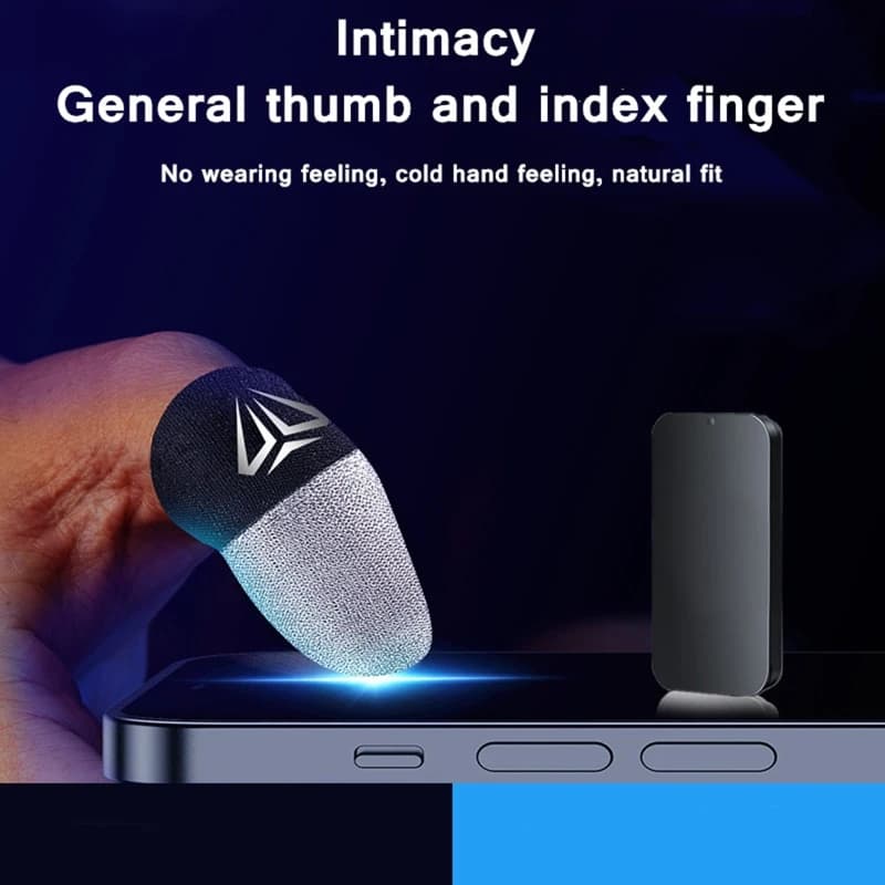 Gants de doigts pour joueurs, Slim, Portable, léger, avec étui de rangement, résistant à l'usure