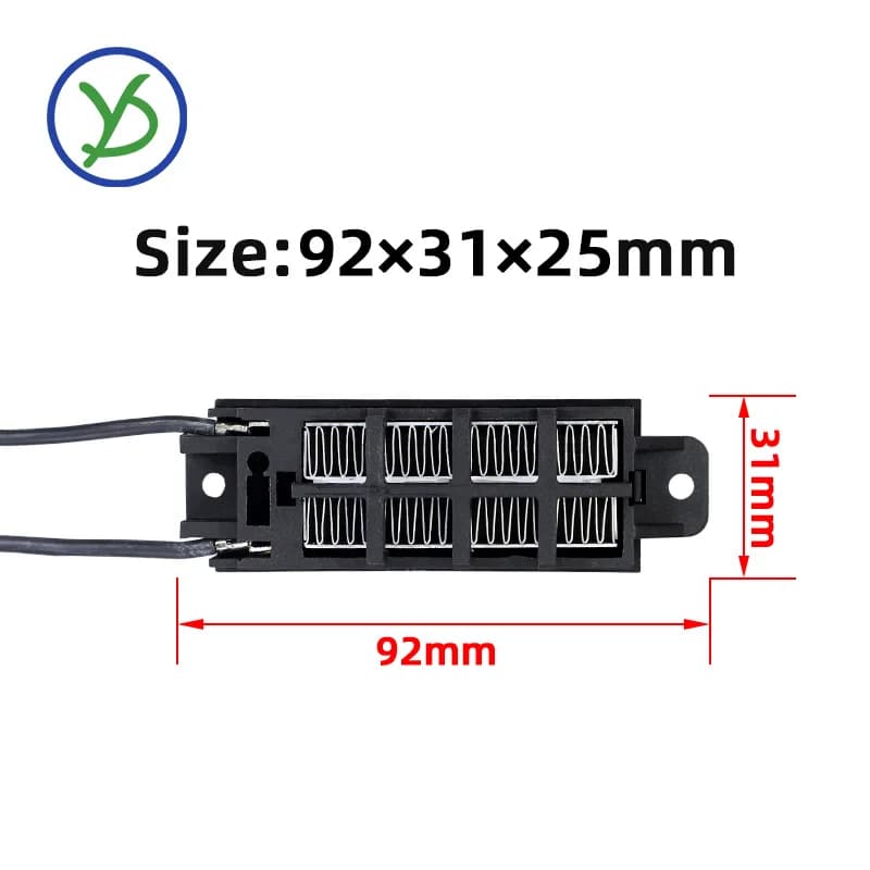 2 pièces 12V ~ 220V 50W ~ 200W incubateur chauffage PTC chauffage électrique en céramique élément ch