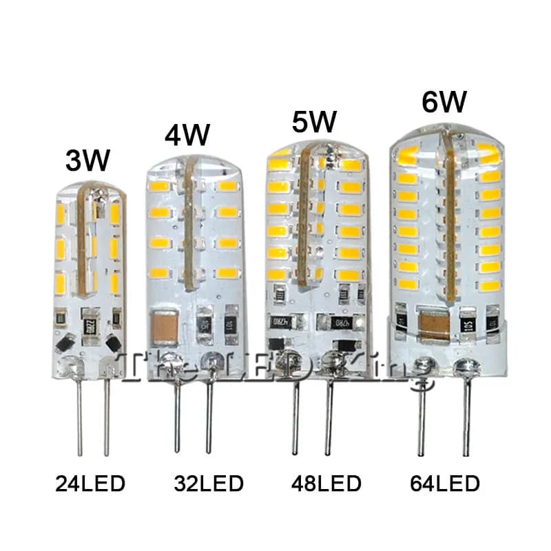 Lampe LED G4 12V 220V 5W 9W AC/DC, ampoule LED 2835SMD 24LED 48LED, projecteur LED à angle de faisce