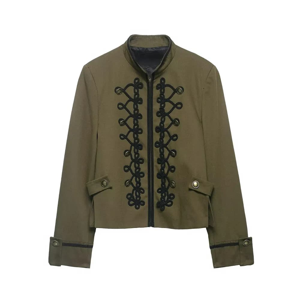 ZYIG Nouvelle Collection Printemps 2026 – Veste de Costume Élégante pour Femme avec Épaulettes Rembo