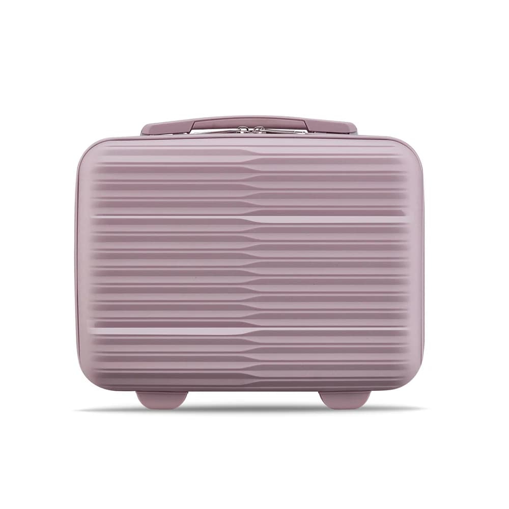 Valise de voyage 14 pouces avec fermeture éclair, noire/rose/bleue/blanche/rouge, pour femmes/hommes