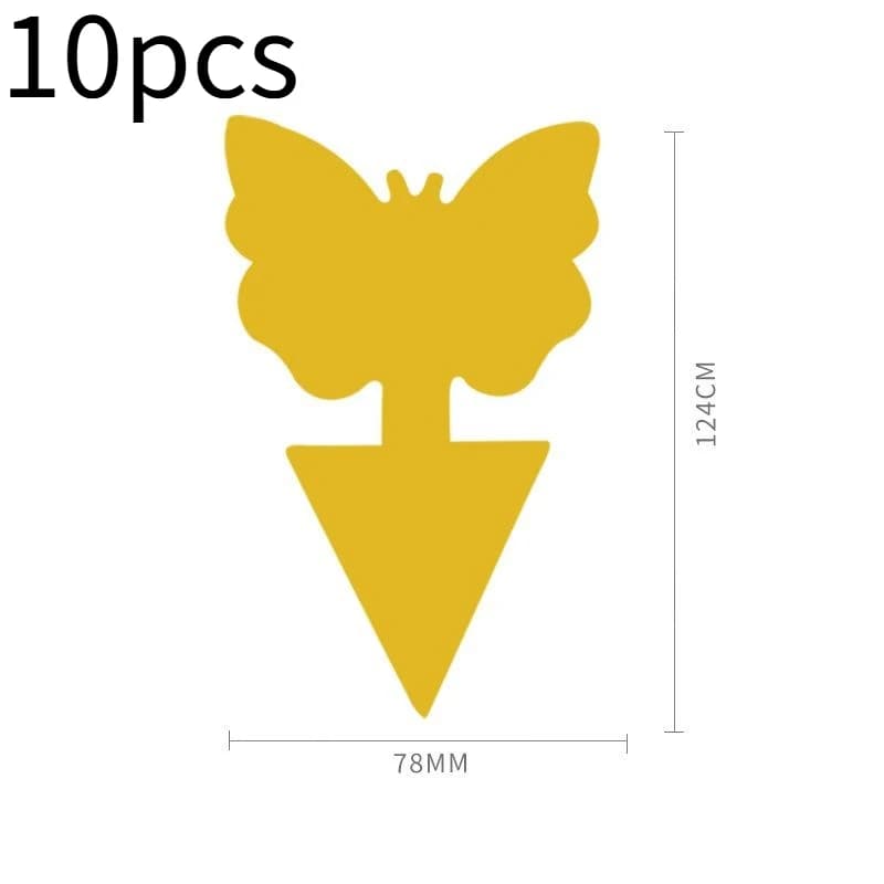 Pièges à insectes jaunes pour jardin et fleurs, pour éliminer les parasites, petits insectes volants