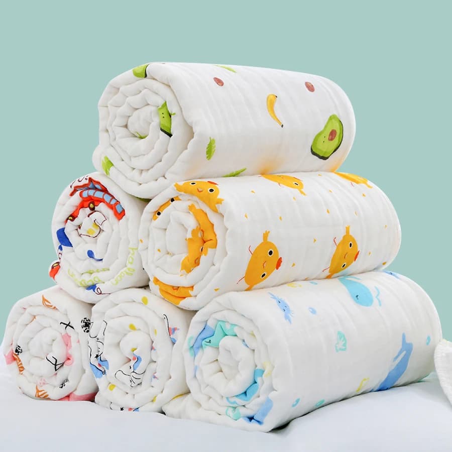 Serviette de bain pour bébé, peignoir pour nouveau-né, couverture d'emmaillotage en coton pour garço