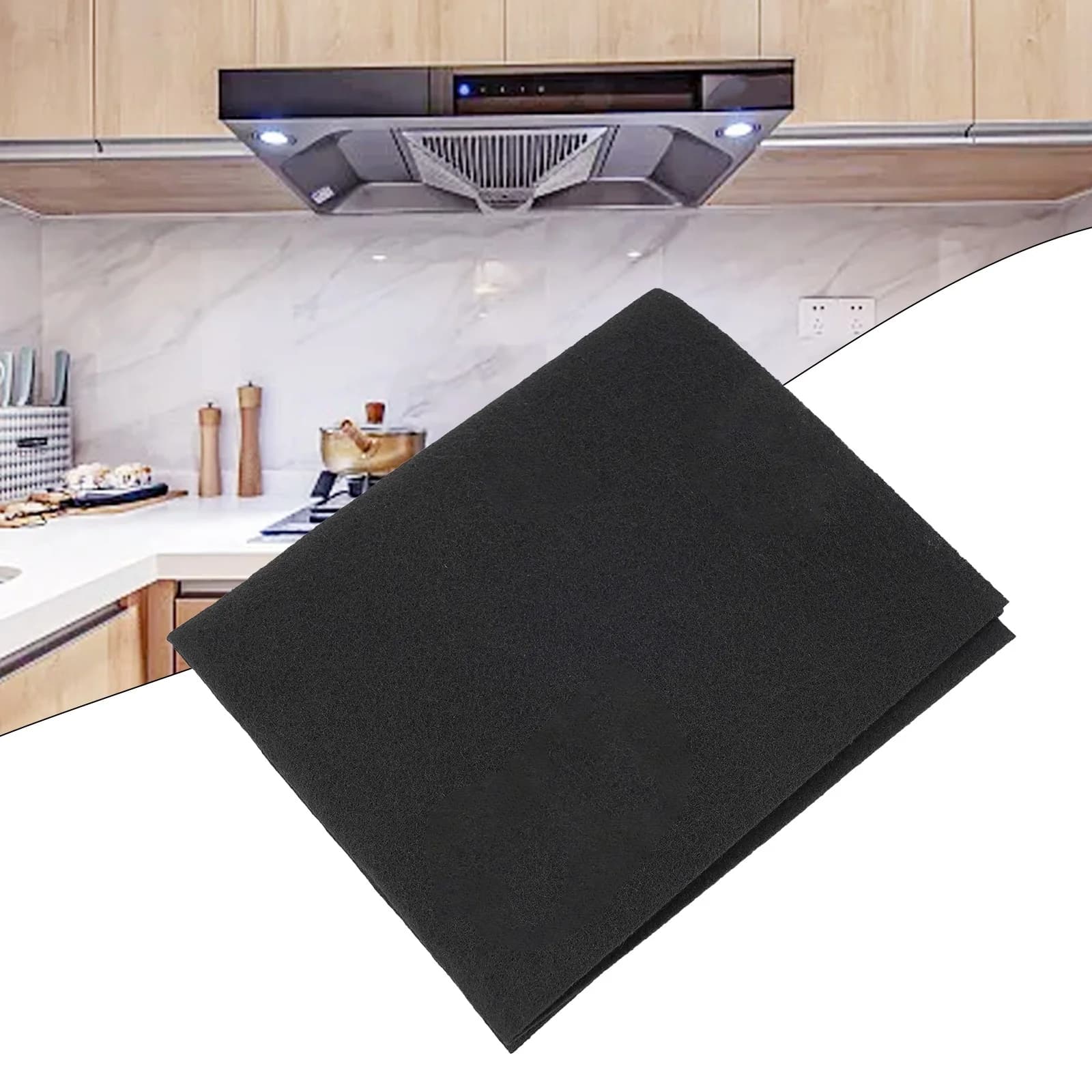 Filtre à charbon actif pour hotte de gamme, 57x47cm, en coton, pour toutes les cagoules, accessoires