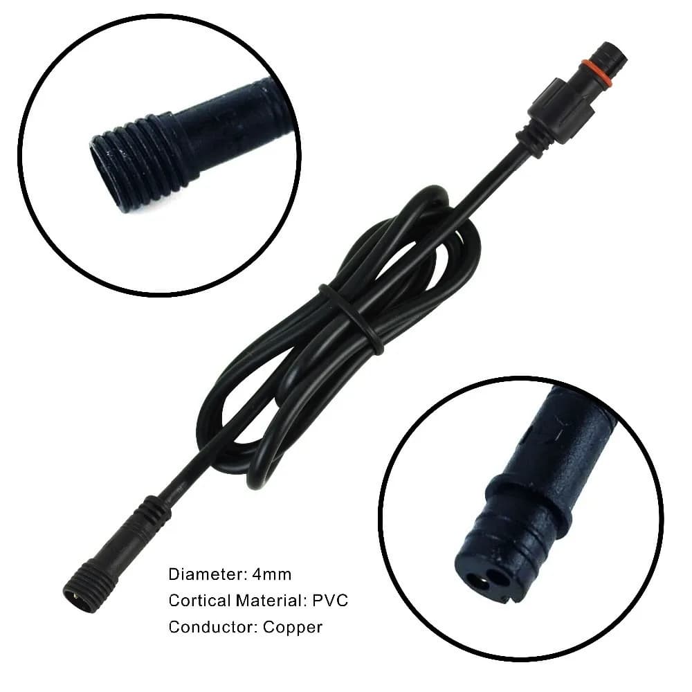 Câble LED DC 2 broches, câbles d'extension de 1 mètre, connecteur LED mâle à femelle, connecteurs ét