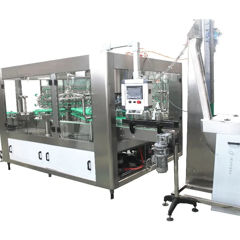 Machine de remplissage automatique de jus de fruits sur mesure, ligne de production complète pour ju