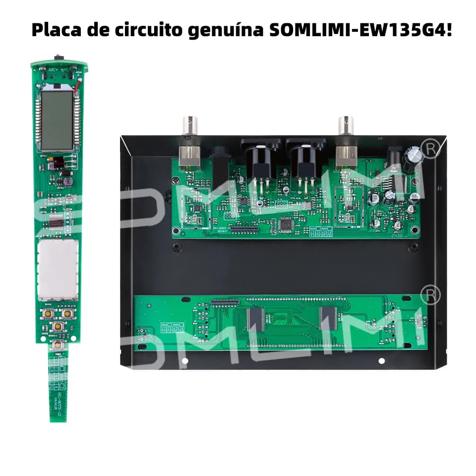 SOMLIMI EW135G4 UHF double canaux système de Microphone sans fil professionnel Performance sur scène