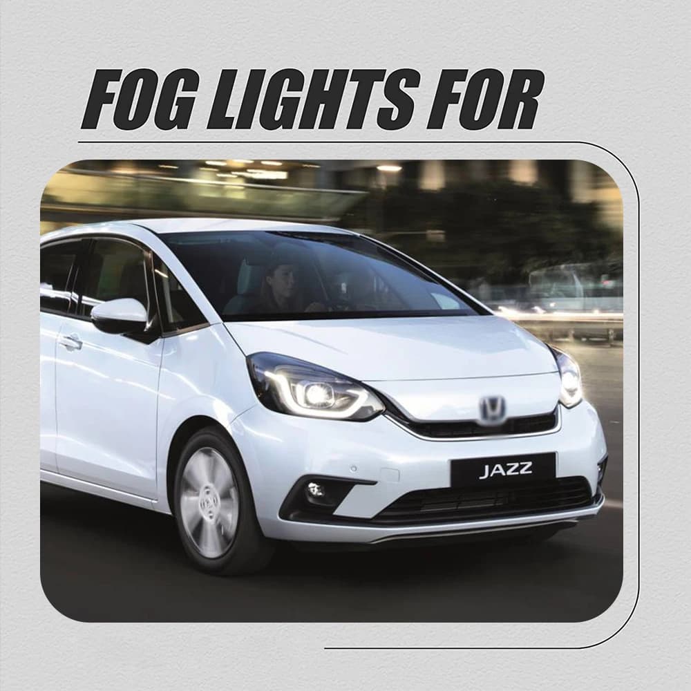 Enquêter de jour LED DRL pour HONDA FIT /JAZZ, feu antibrouillard, lunette et pare-chocs avant, peti