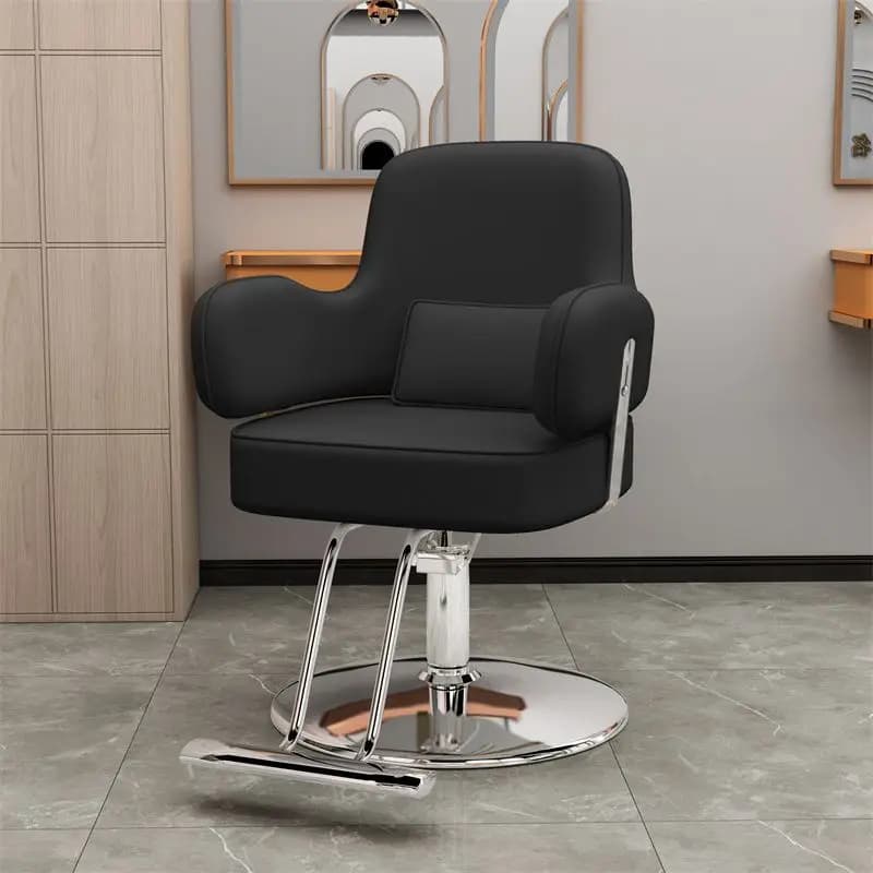 Design salon de coiffure barbier organisateur esthétique plancher élégant chaise de barbier conforta