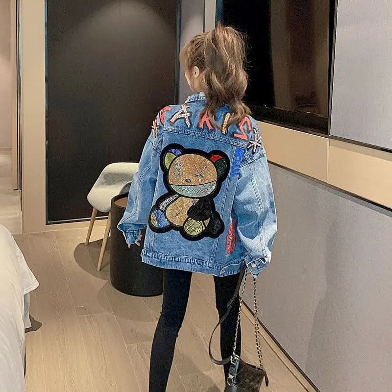 Veste en Jean pour femme, manteau décontracté, ample, tendance, tendance, tendance, tendance, collec