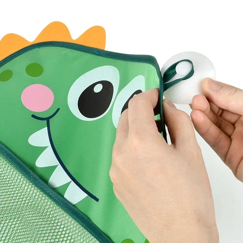 Organisateur enfants rangement rangement aspiration salle de bain baignoire poupée sac suspendu dino