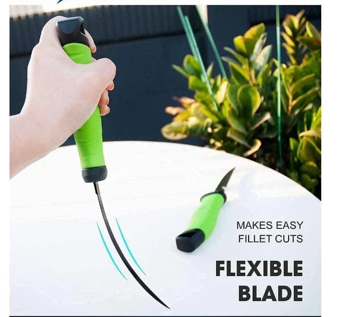 Couteau à désosser pour filet en acier inoxydable, pour poisson, couperet à viande polyvalent, coute