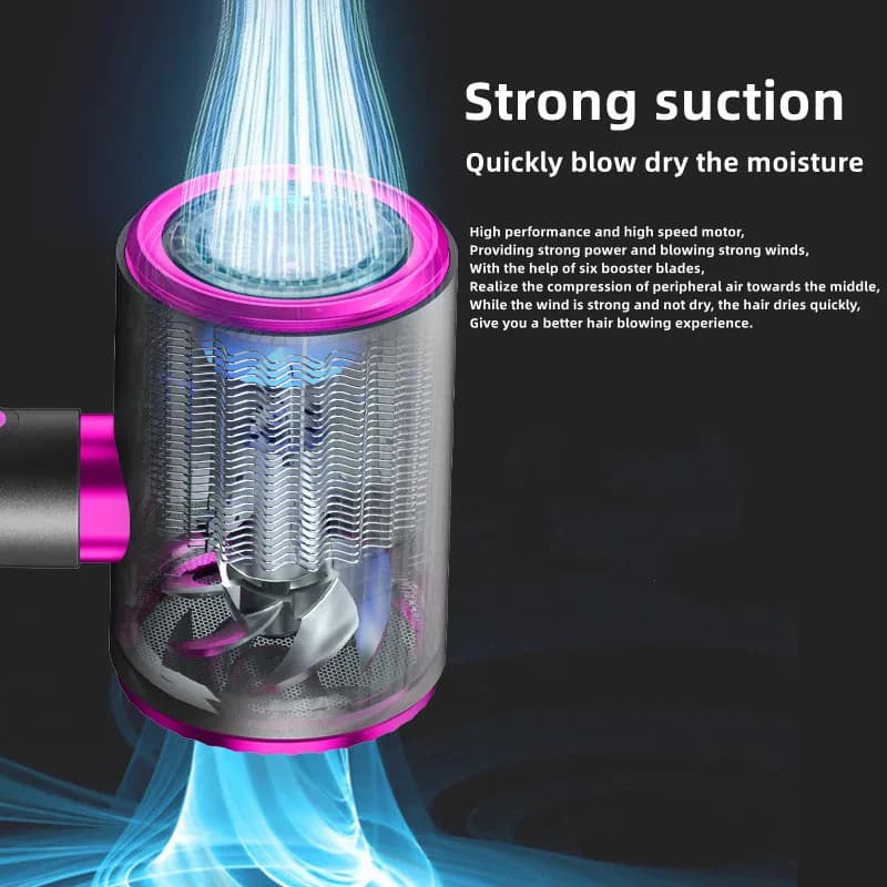 Sèche-cheveux à grande vitesse 2400w, vente directe du fabricant, Ion négatif haute puissance, lumiè