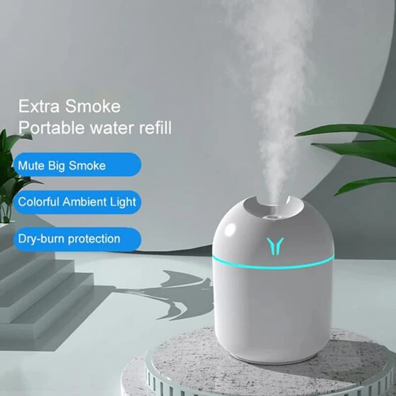 Mini humidificateur d'air USB, diffuseur d'huiles essentielles d'arôme pour la maison et la voiture,