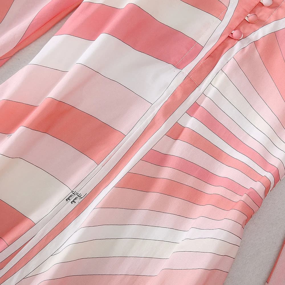Robe chemise élégante à col montant pour femmes, tenue de vacances bohème, ample, décontractée, jupe
