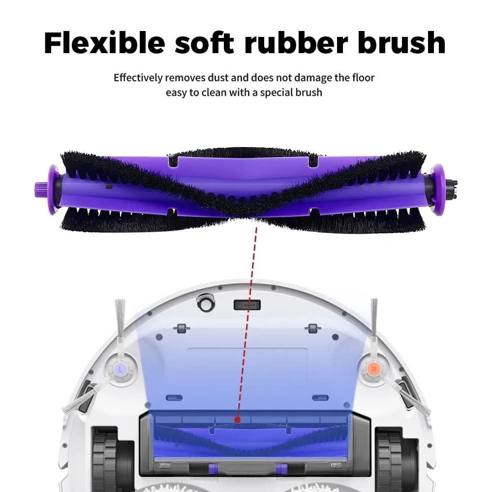 Pièces de rechange pour aspirateur Robot Narwal Freo / Narwal J3, filtre HEPA, brosse latérale princ