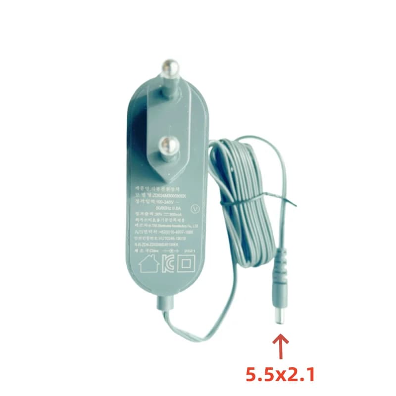 Adaptateur secteur pour aspirateur robot de balayage, chargeur d'alimentation, adaptateur universel,