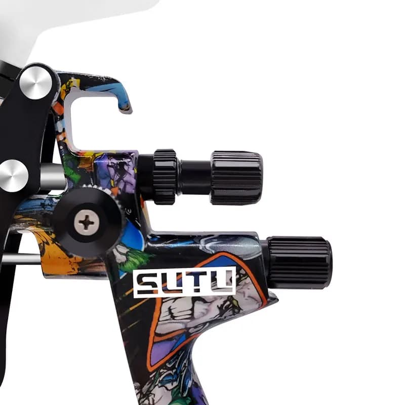 Sutu 5800 pistolet de pulvérisation pneumatique 1.3mm buse de pulvérisation en acier inoxydable Pot 
