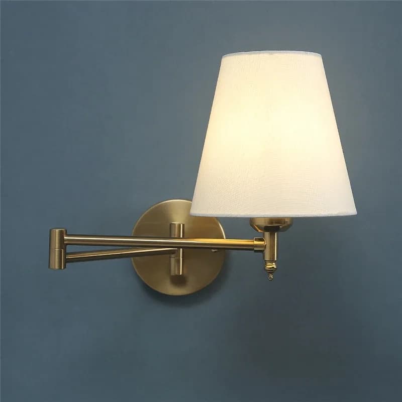 Lampes murales pliantes réglables nordiques bras à bascule rotatif luminaires moderne minimaliste ch