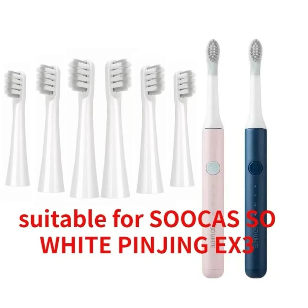 Tête de brosse à dents de rechange pour SOOCAS EX3 SO WHITE EX3 PINJING EX3, tête de brosse à dents 